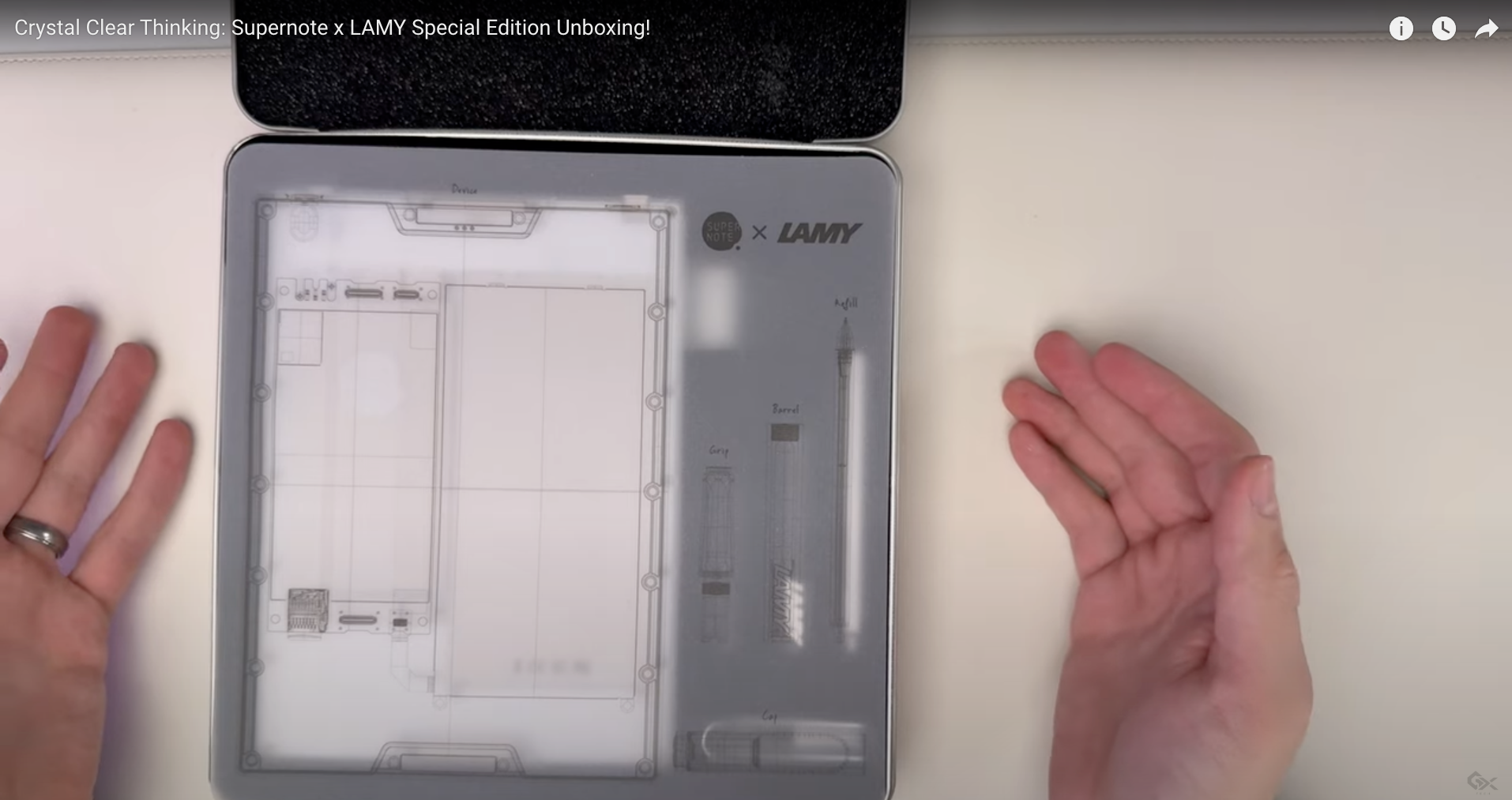 Supernote x LAMY Crystal Clear Thinking (Special Set) – Supernote Supernote x LAMY Crystal Clear Thinking (Special Set) – Supernote